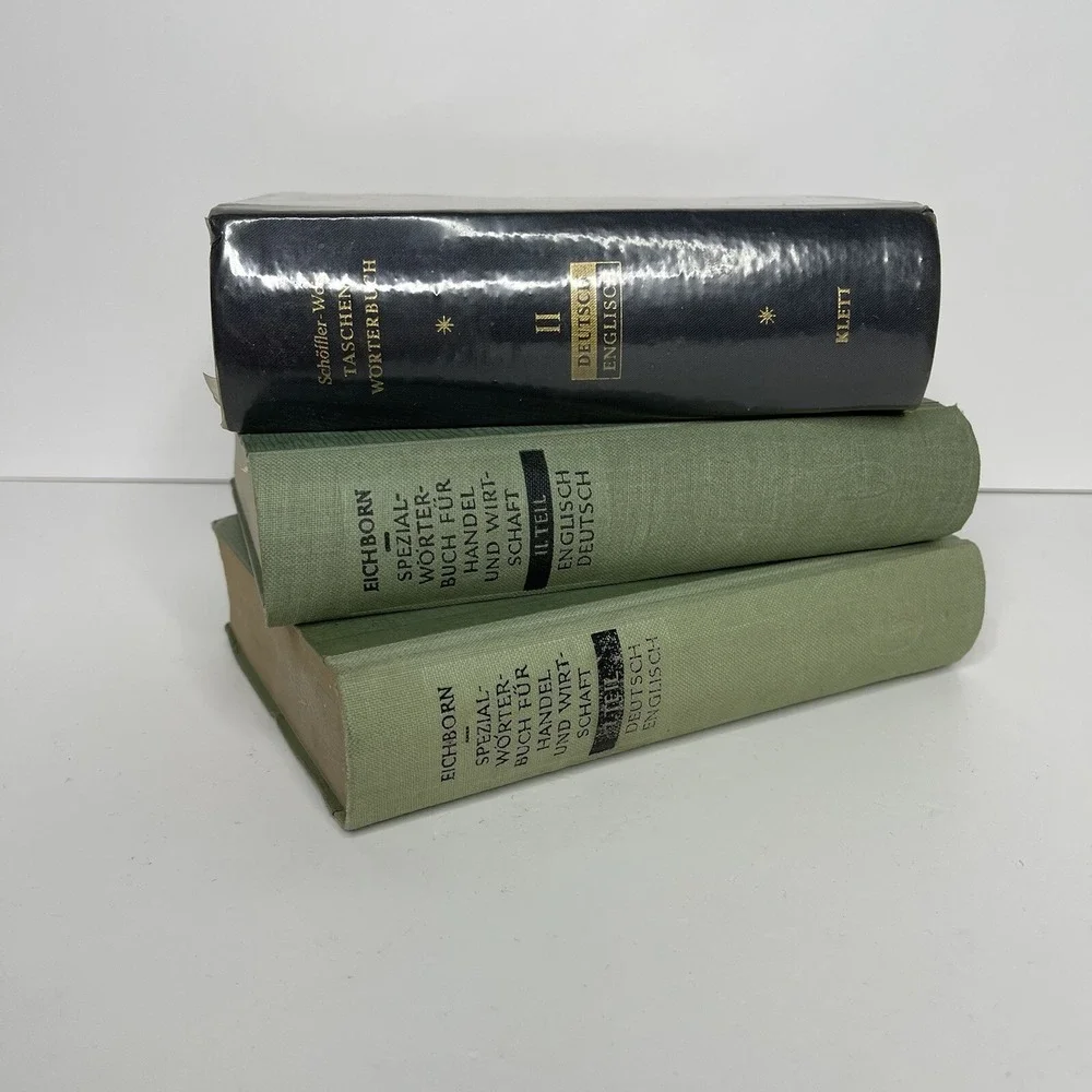 Schoffler - Weis  English - Deutsch Taschenworterbuch Dictionarys Wirtschaft‎